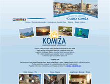 Tablet Screenshot of holidays-in-komiza.com
